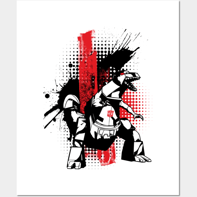 GRIMLOCK TRASH POLKA Wall Art by ROBZILLA